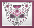 Feline Fantasy Mystical Cat Sugar/Day of the Dead Cross Stitch Chart — 9 Colourways PDF Download