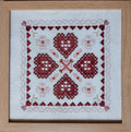 My Beaded Heart — Red & Pink Hardanger Embroidery Chart PDF Download
