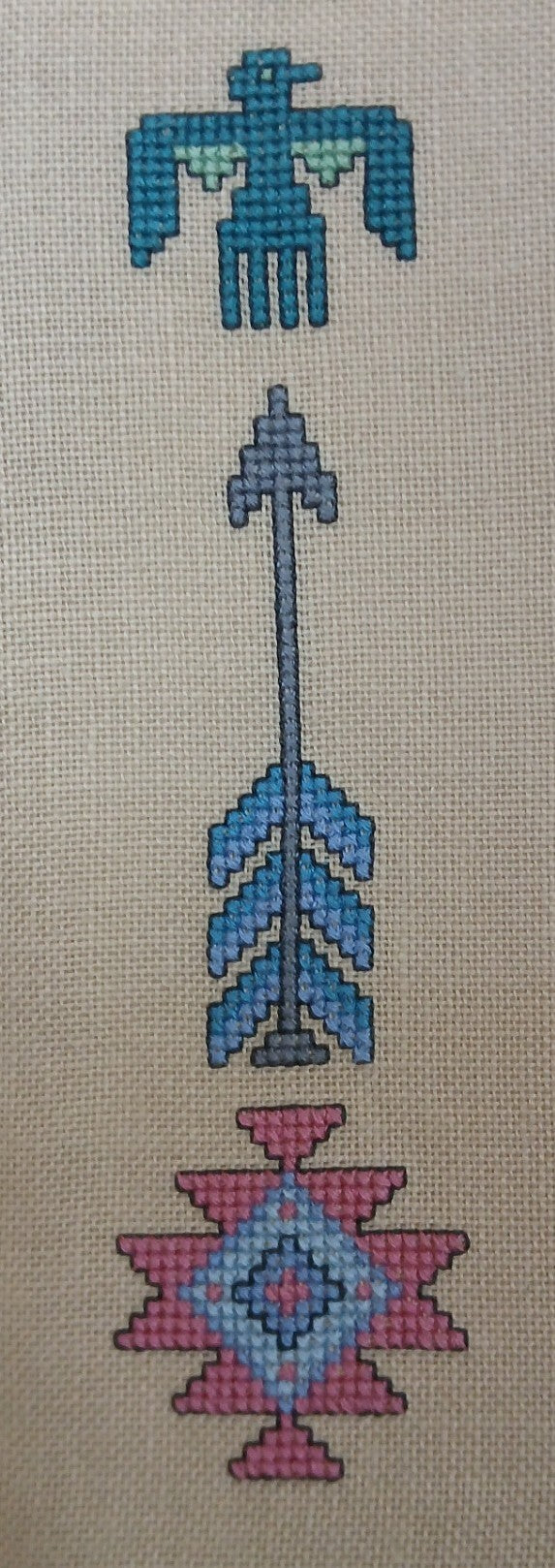 Guardian of Dreams Dreamcatcher Cross Stitch Pattern — Tribal Inspired PDF Download