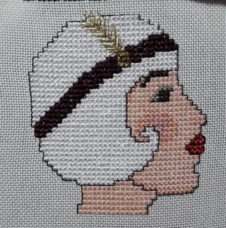 Glitz and Glamour Art Deco Cross Stitch Band Sampler — PDF Pattern Download