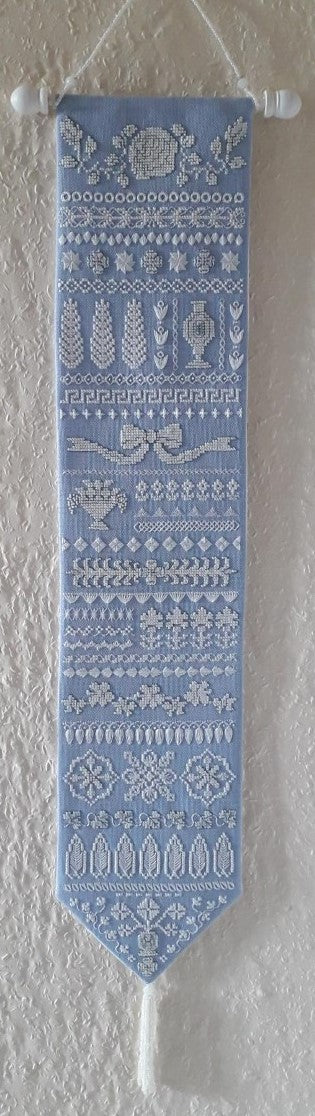 Wedgwood Inspirations Banded Sampler Cross Stitch & Embroidery Chart — PDF Download