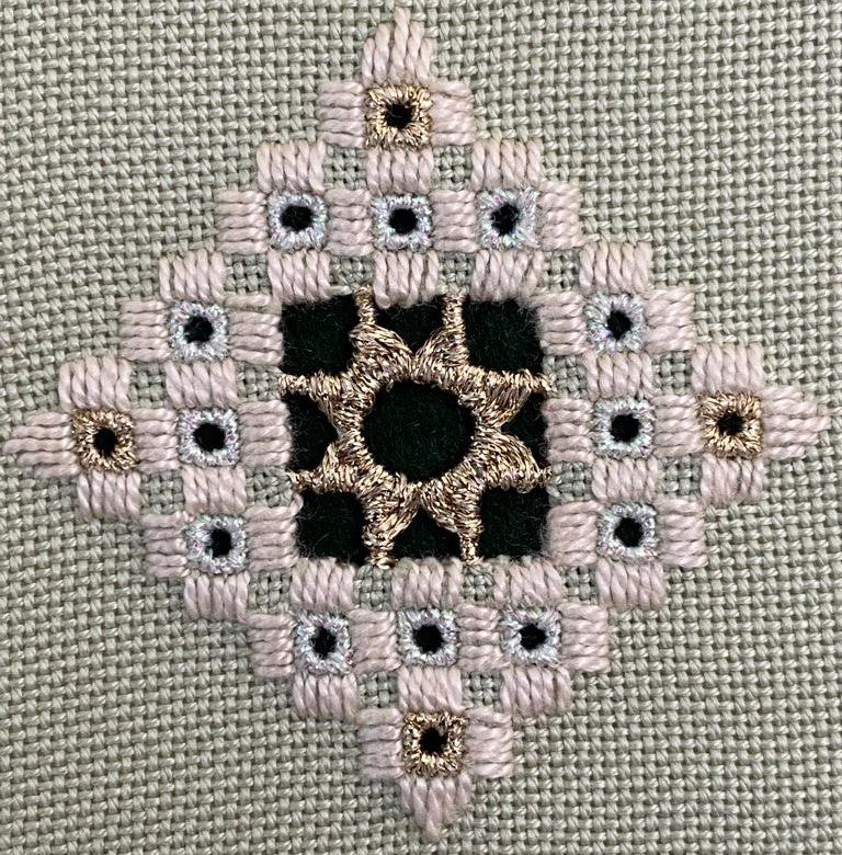 Critters Spirit Cross Stitch Band Sampler with Hardanger Elements — PDF Download