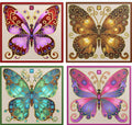 Jewelled Fantasy Butterfly Collection — All 4 Cross Stitch Charts PDF Bundle (Save 25%)