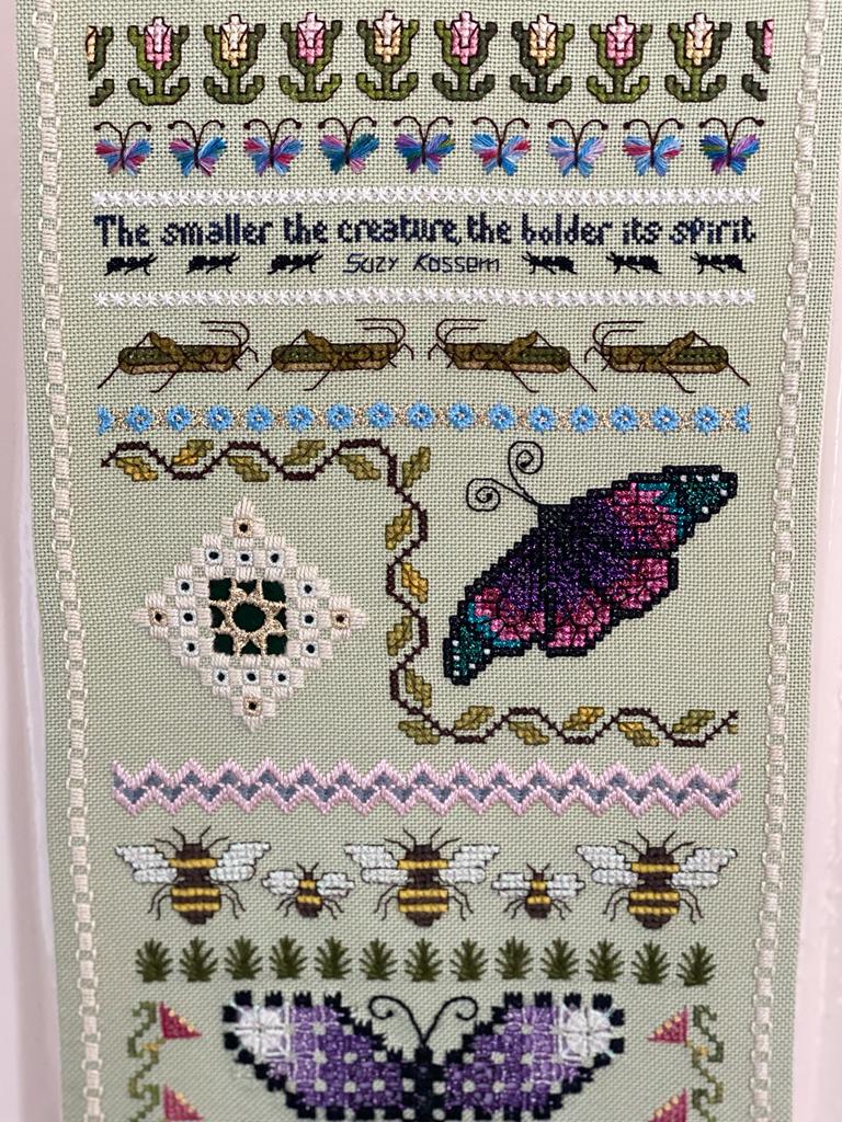 Critters Spirit Cross Stitch Band Sampler with Hardanger Elements — PDF Download