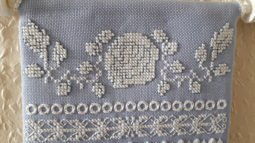 Wedgwood Inspirations Banded Sampler Cross Stitch & Embroidery Chart — PDF Download