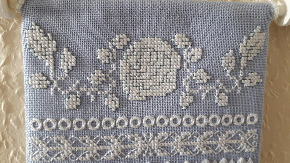 Wedgwood Inspirations Banded Sampler Cross Stitch & Embroidery Chart — PDF Download