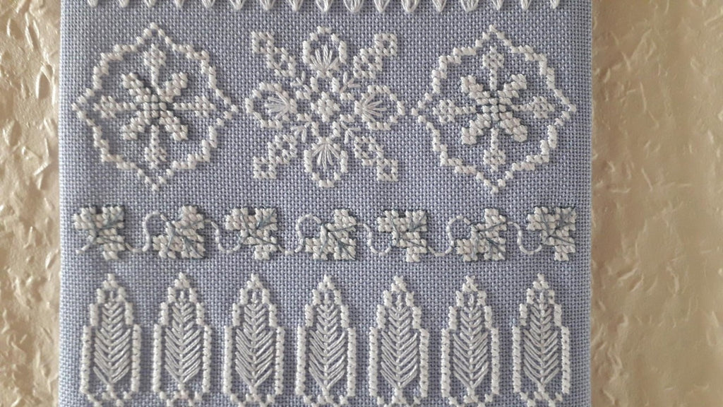 Wedgwood Inspirations Banded Sampler Cross Stitch & Embroidery Chart — PDF Download