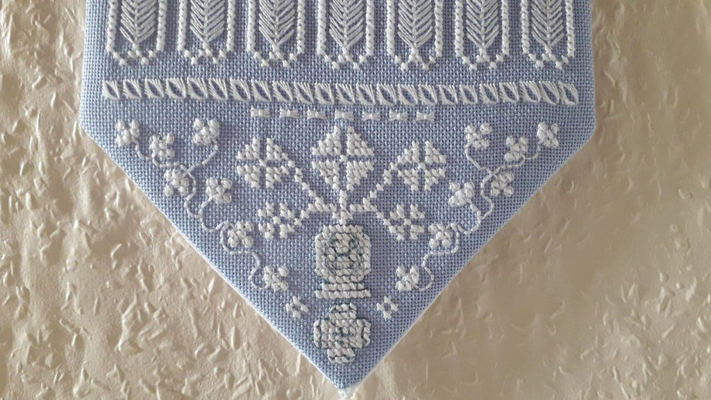Wedgwood Inspirations Banded Sampler Cross Stitch & Embroidery Chart — PDF Download