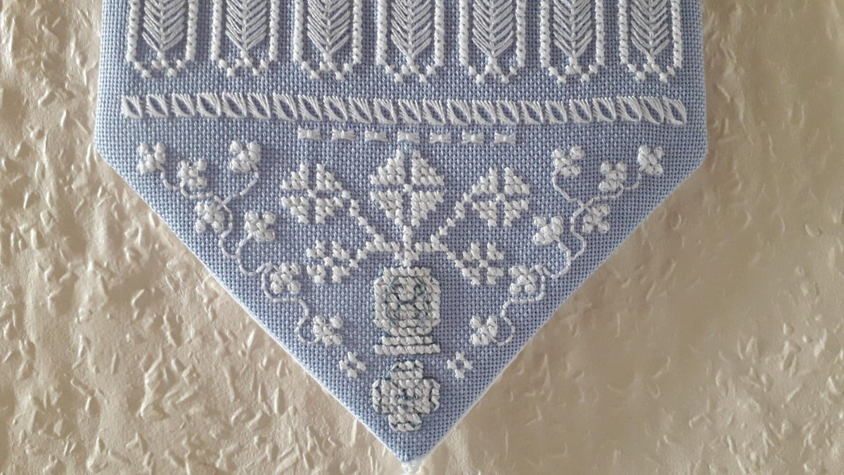 Wedgwood Inspirations Banded Sampler Cross Stitch & Embroidery Chart — PDF Download