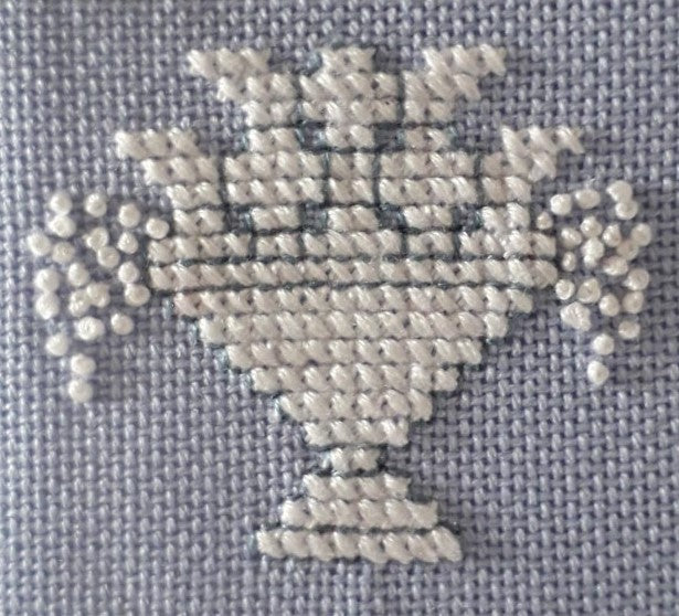 Wedgwood Inspirations Banded Sampler Cross Stitch & Embroidery Chart — PDF Download