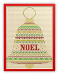 Bell Design Beaded Christmas Band Sampler Pattern — PDF Download