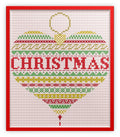 Heart Bauble Design Beaded Christmas Band Sampler Pattern — PDF Download