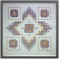 Beautiful Beaded Beauty — Pink & Mauve Hardanger Embroidery Chart PDF Download